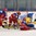 ZLIN, CZECH REPUBLIC - JANUARY 10: Sweden's Selma Aho #3 and Celine Tedenby #15 battle in front of the Sofia Reideborn #1 with Russia's Viktoria Kulishova #10 and Margarita Dorofeyeva #5 during preliminary round action at the 2017 IIHF Ice Hockey U18 Women's World Championship. (Photo by Andrea Cardin/HHOF-IIHF Images)